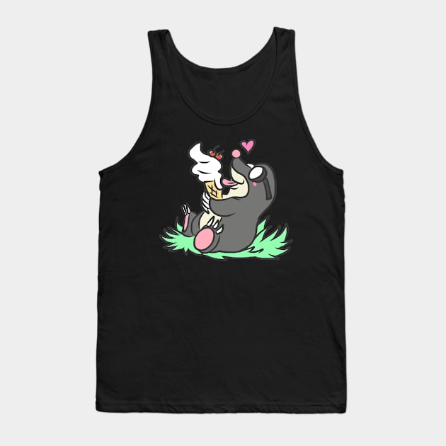 Mole Gardener Animal Funny Garden Gift Cool Tank Top by KK-Royal